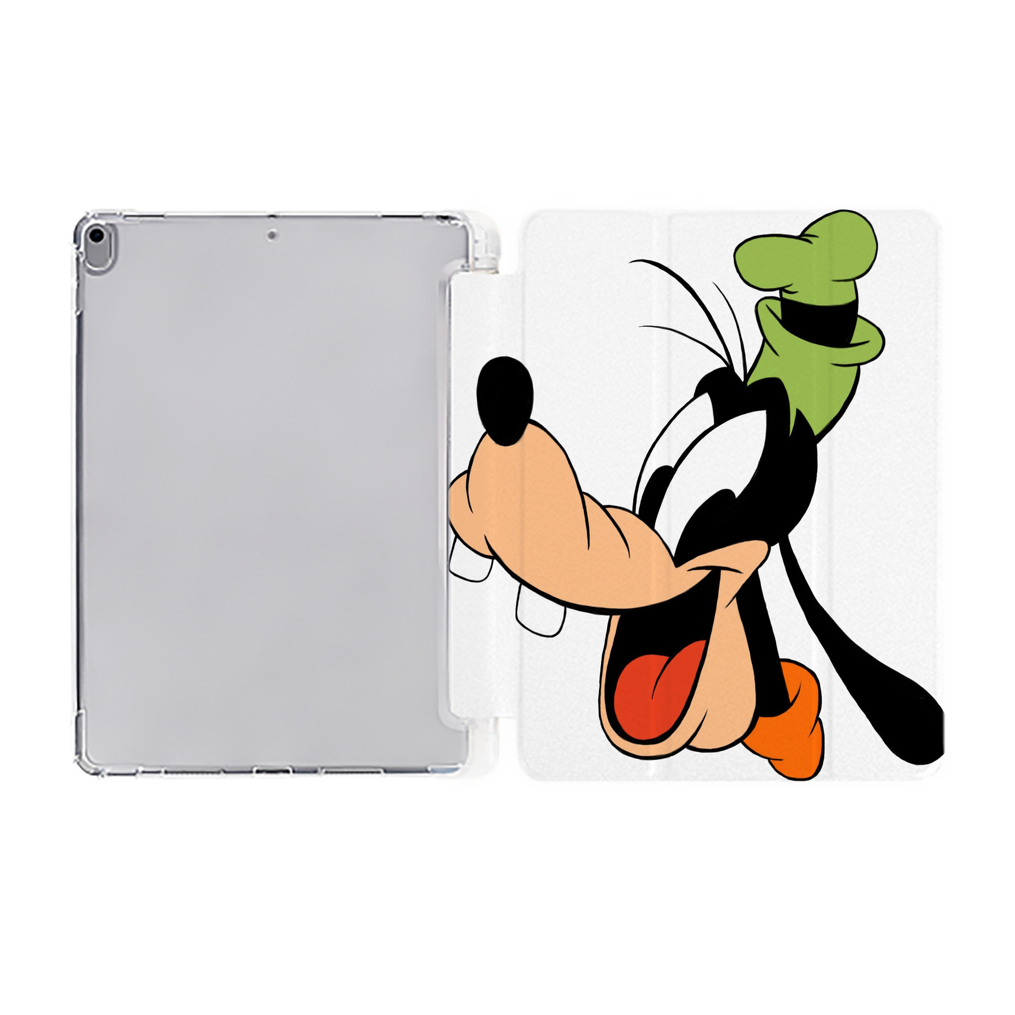 （画像用） ミッキーマウス Mickey Mouse IPad ケース ペン収納付き 三つ折りスタンド PUレザー×シリコン 対応機種9.5/10.5/10.9インチ